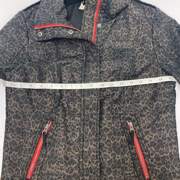 We The Free -Free People Leopard Pop Full Zip Moto Jacket - Picture 4 of 7